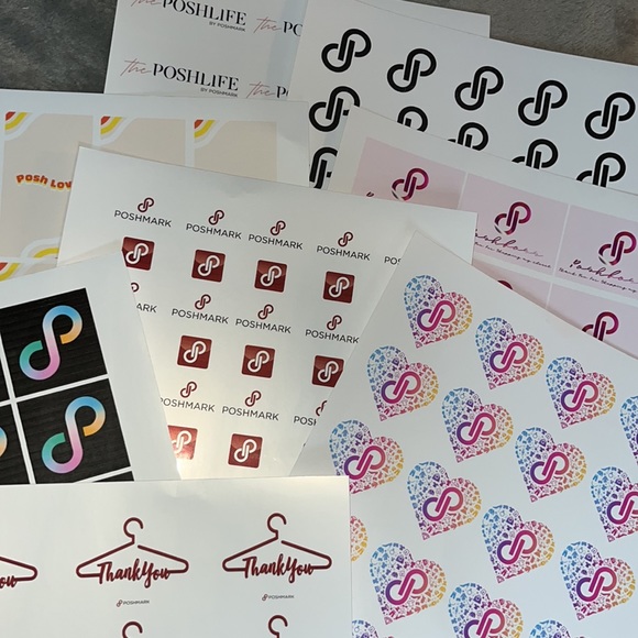 💕CUSTOM MADE 💕POSHMARK 💕STICKERS 💕 - Picture 1 of 13